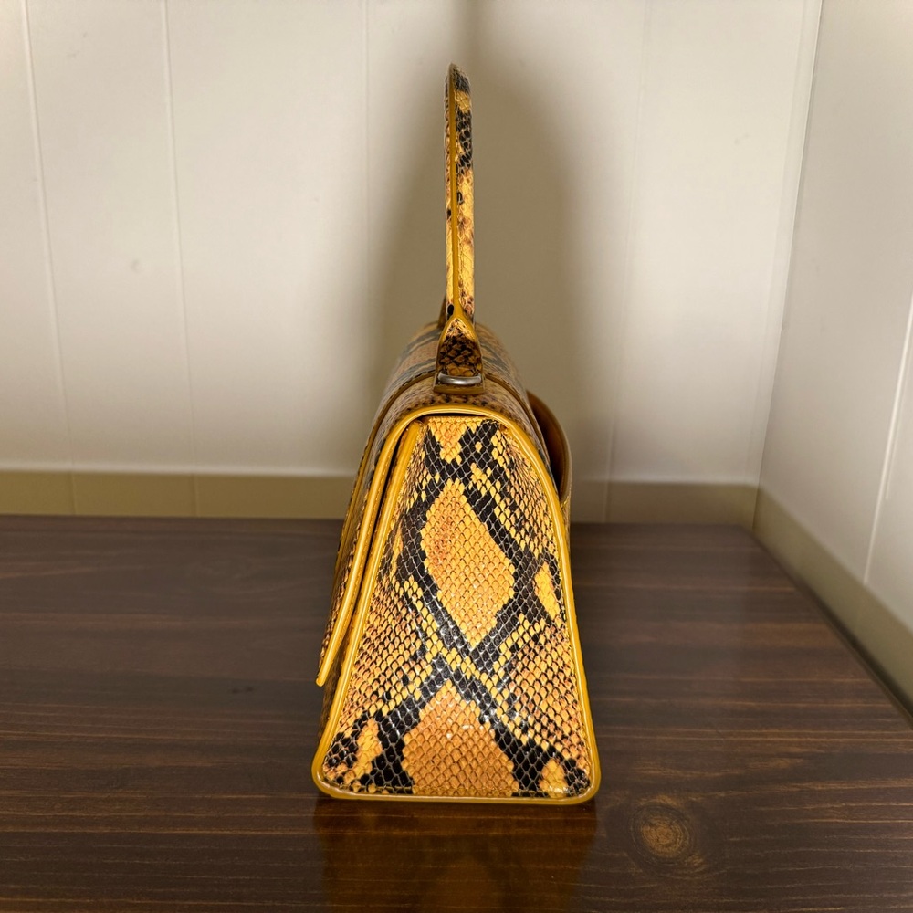 Balenciaga Calfskin Python Effect Small Hourglass… - image 4